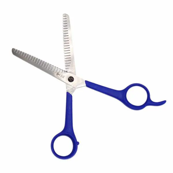 Effilierschere mit Haken von Paul (15.3 cm) in blau – Bild 2