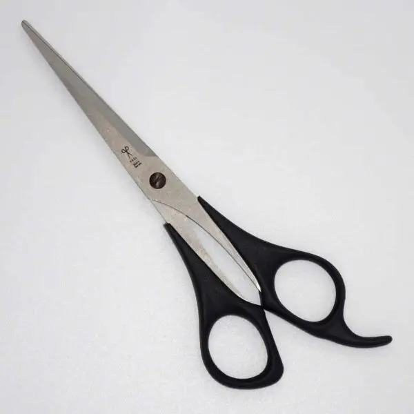 Haarschere Premium mit Haken von Paul (17.9 cm) in schwarz