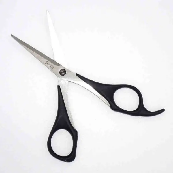 Haarschere Klassik mit Haken von Paul (17 cm) in schwarz – Bild 2