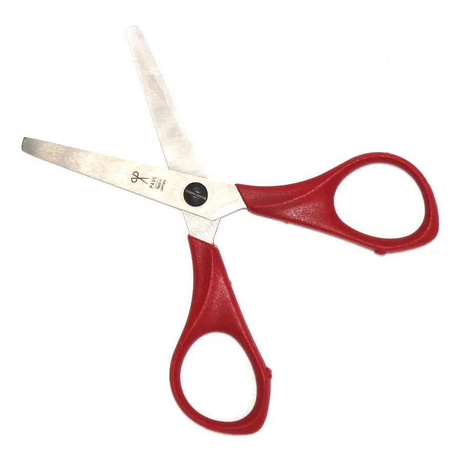 Kinderschere von Paul (10.8 cm) in dunkelrot – Bild 2