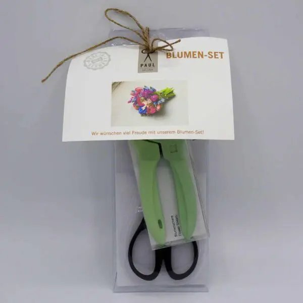 Blumen-Scherenset pastellgrün von Paul