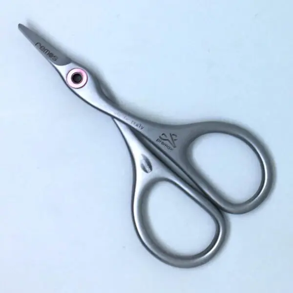 Baby-Nagelschere mit gebogenen Klingen und Ring-Lock-System von Premax  (9 cm)