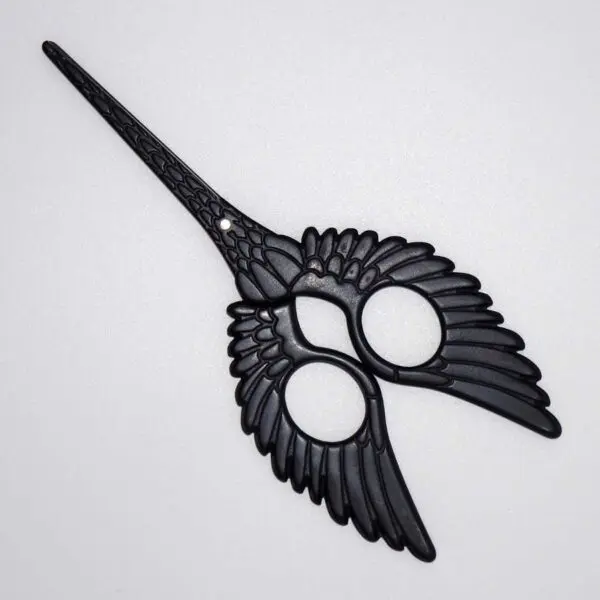 Schere in Form eines Vogels (17.3 cm) in schwarz
