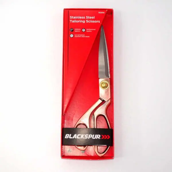 Schneiderschere mit Zinklegierung der Griffe von Blackspur (24 cm) - Image 2