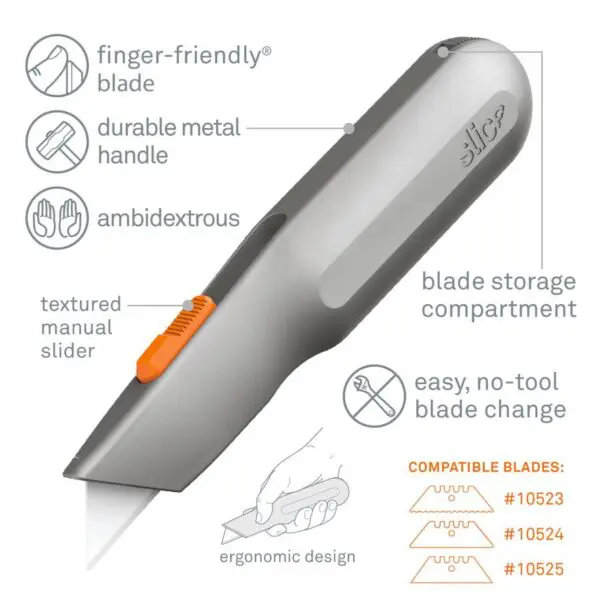 Cuttermesser mit Metallgriff und Keramikklinge von Slice - Image 4