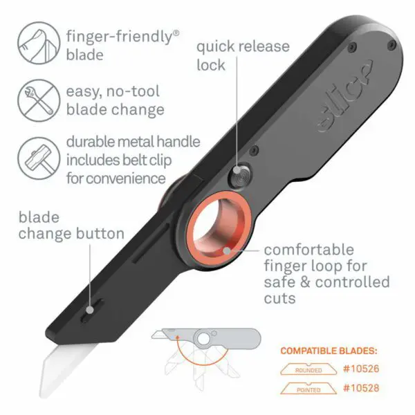 Klapp-Cuttermesser mit Keramikklinge von Slice – Bild 2