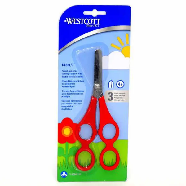 Eltern-Kind-Lern-Schere von Westcott (18 cm) in rot - Image 2