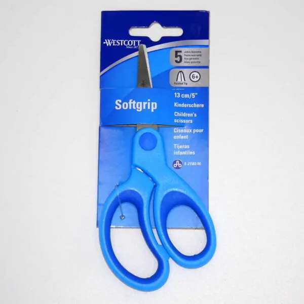 Kinderschere Softgrip von Westcott (13 cm) in blau - Image 2