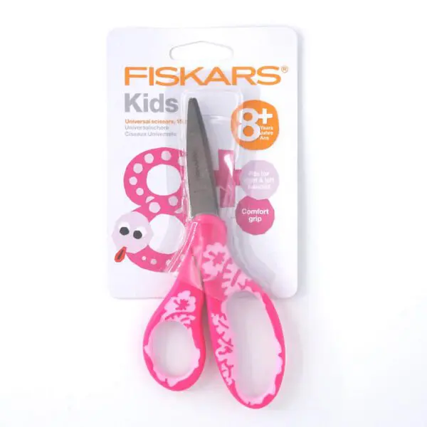 Universalschere Kids von Fiskars (15.5 cm) in rosa - Image 3