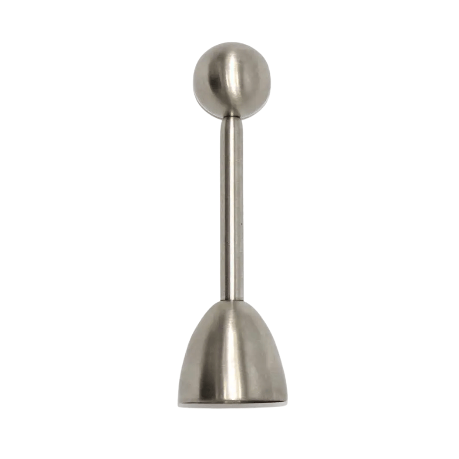 Eierköpfer mit Schlagmechanik aus Edelstahl