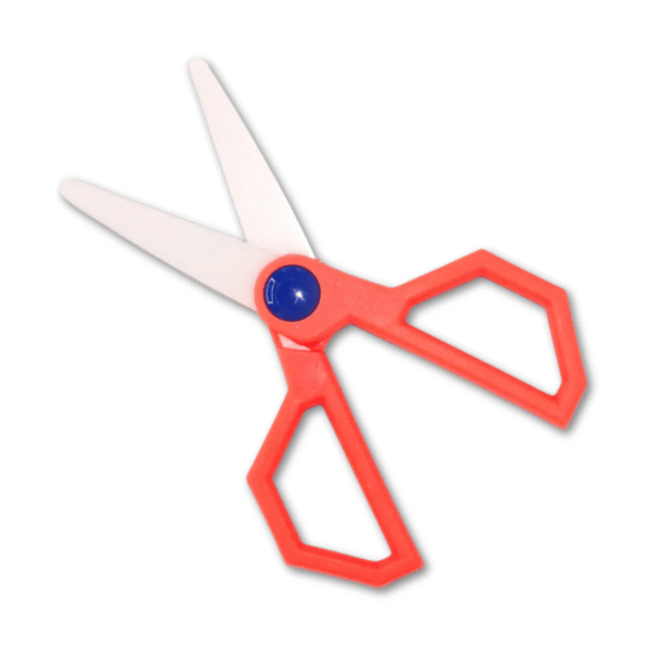 Keramikschere für Lebensmittel (15.5 cm) in korallenrot – Bild 2
