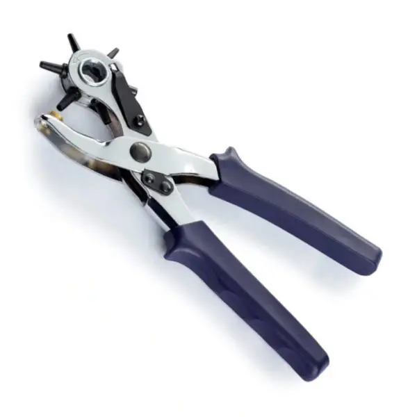 Revolver-Lochzange mit Drehteller von Prym in violett