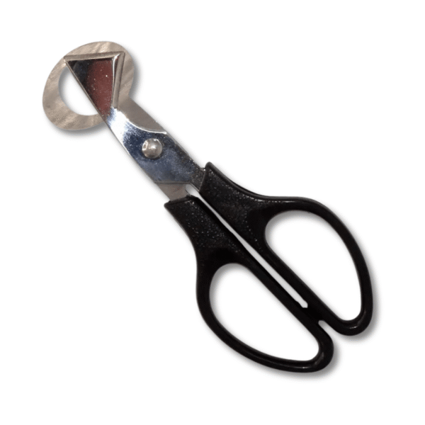 Wachteleierschere (14.5 cm) in schwarz