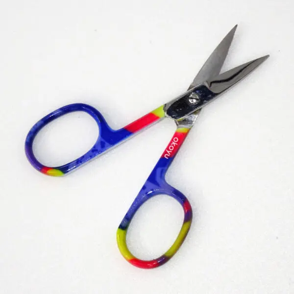 Nagelschere mit geraden Klingen von okoyu für Linkshänder (9.5 cm) bunt - Image 2
