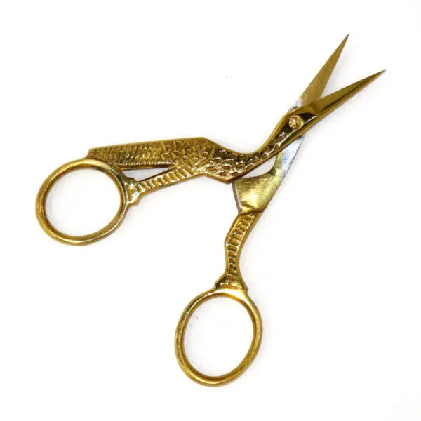 Storchenschere für Linkshänder von okoyu (10.4 cm) in gold - Image 2