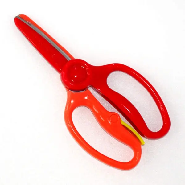 Übungsschere von Fiskars (13 cm) rot