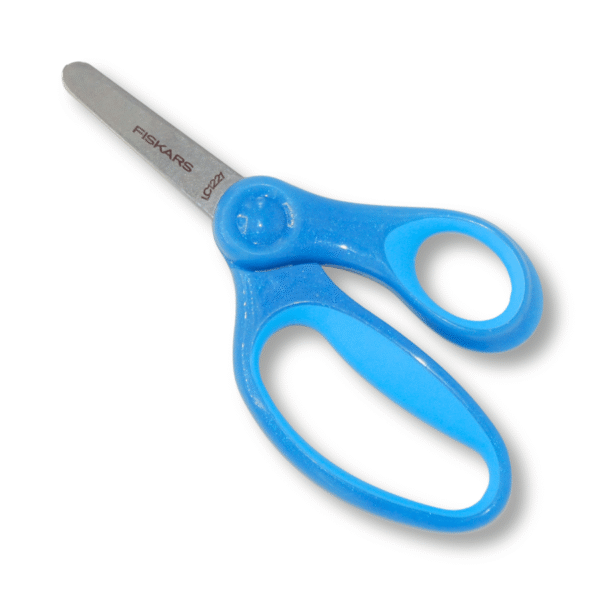 Kinderschere mit Glitzer von Fiskars (13.2 cm) in blau