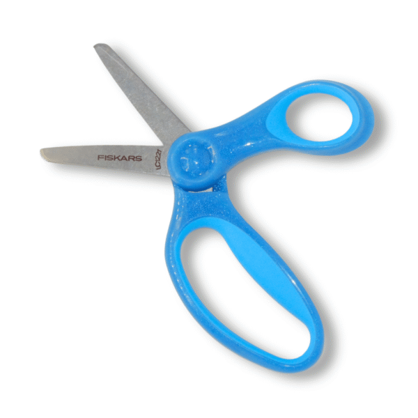 Kinderschere mit Glitzer von Fiskars (13.2 cm) in blau - Image 2