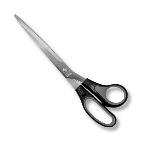 Papierschere von Heyda (25 cm) in grau-schwarz
