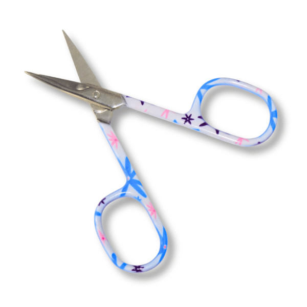 Stickschere Floral von Triumph (9.5 cm) in blau – Bild 2