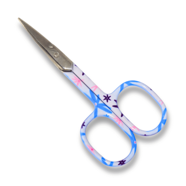 Stickschere Floral von Triumph (9.5 cm) in blau