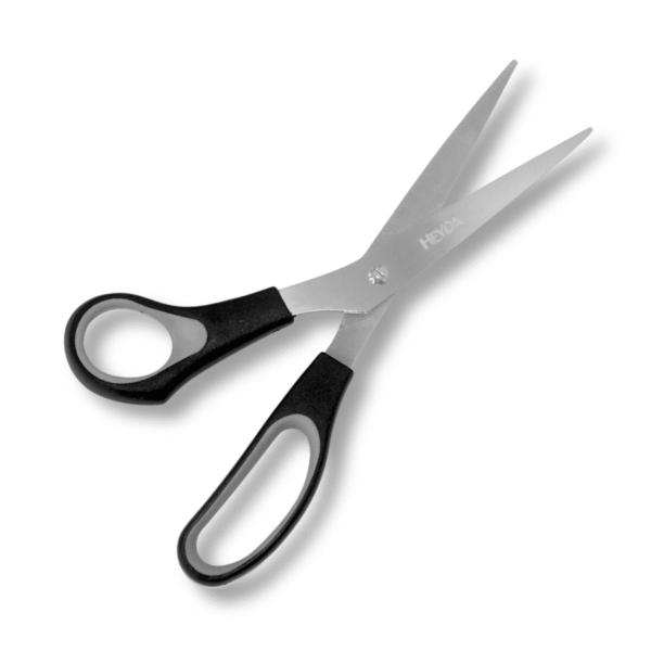 Universalschere für Linkshänder von Heyda (21 cm) in grau-schwarz – Bild 2