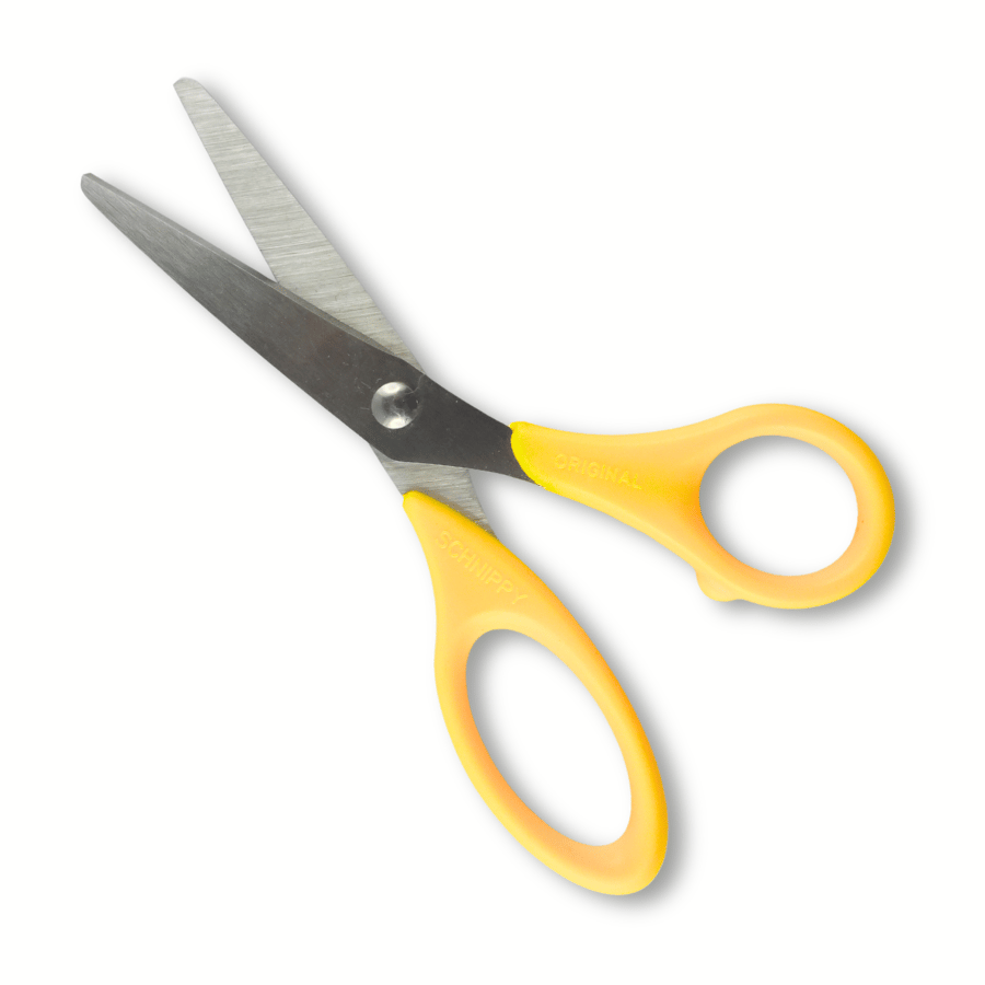 Kinderschere Schnippy von Lerche (13 cm) in gelb – Bild 2