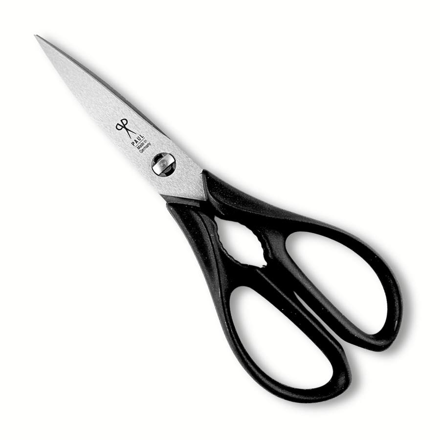 Küchenschere mit Aushebelfunktion von Paul (20.3 cm) in schwarz