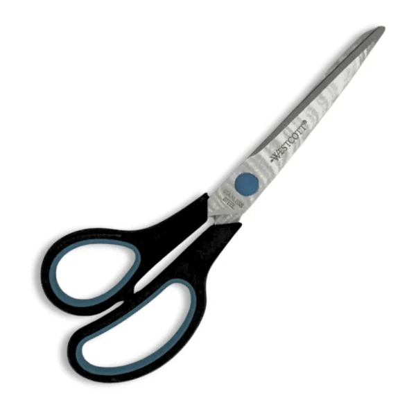 Büroschere Easy Grip für Linkshänder von Westcott (20.1 cm) in schwarz-blau