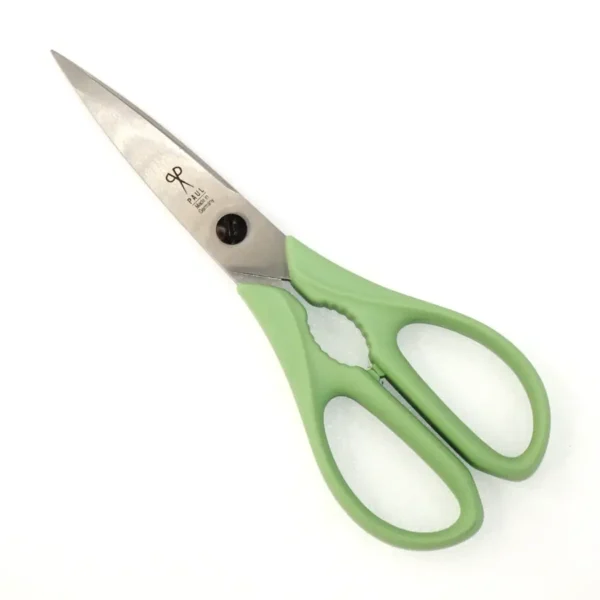 Küchenschere mit Mikroverzahnung von Paul (20.3 cm) in Salbei-Lindgrün