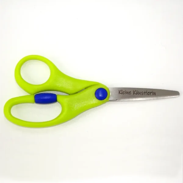 Kinderschere Easy von ARDA (13 cm) in grün-blau - Kleine Künstlerin