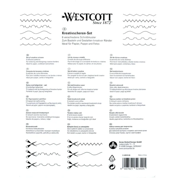 Kreativscheren-Set von Westcott (14cm) - Image 5